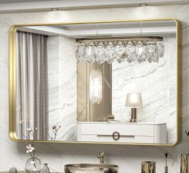 Large Gold Mirror 60x30