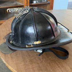 Leather Firefighter Helmet