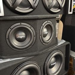 Car Subwoofer Skar Audio 3 8” Sub With Box. Bran New 
