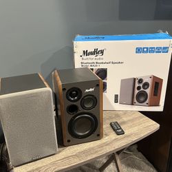 MouKey Bluetooth Bookshelf Speaker,  MA20-1