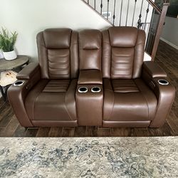 3 Pc. Leather Couch Set From AFW Top Grain Leather