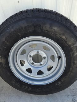 Trailer Spare Tire 215/75D14
