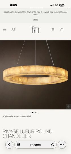 RH chandeliers for sale NEW.