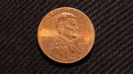 2019 D Penny Error 