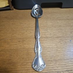 Present Trading Co. Japan "1776" Stainless Slotted Spoon