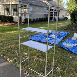 Over the toilet shelf