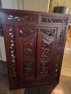Wood hanging decor