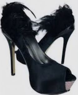 Enzo Angiolini Torrez Feather Platform Heels