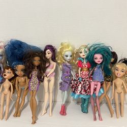 Mixed Lot Of Barbie Dolls AS IS B-1