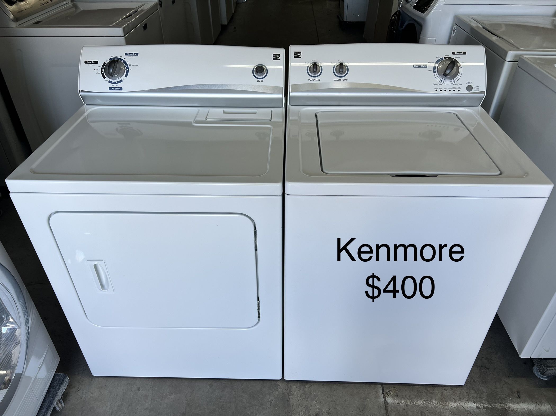 Kenmore washer Dryer