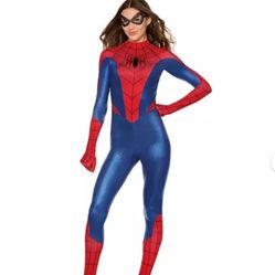 Adult Spider-Man Jumpsuit Costume (Womens)