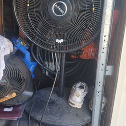 20" indoor outdoor 3 speed fan with misters firm price