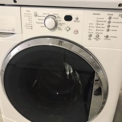 Kenmore brand refurbished frontload washer dryer set works great with warranty.