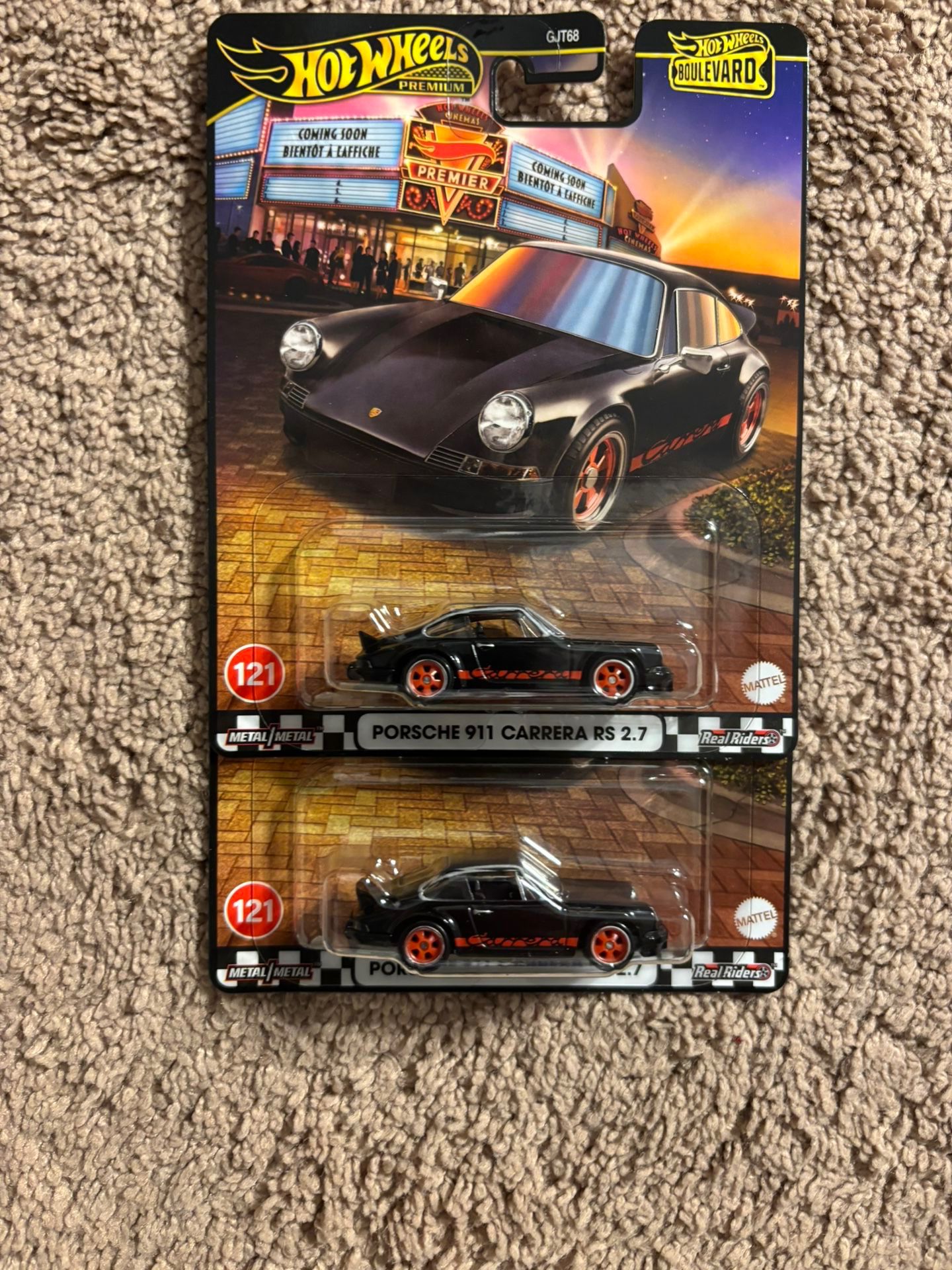 Hot Wheels Boulevard 2025 black/ red Porsche 911 Carrera RS 2.7 *read descr*