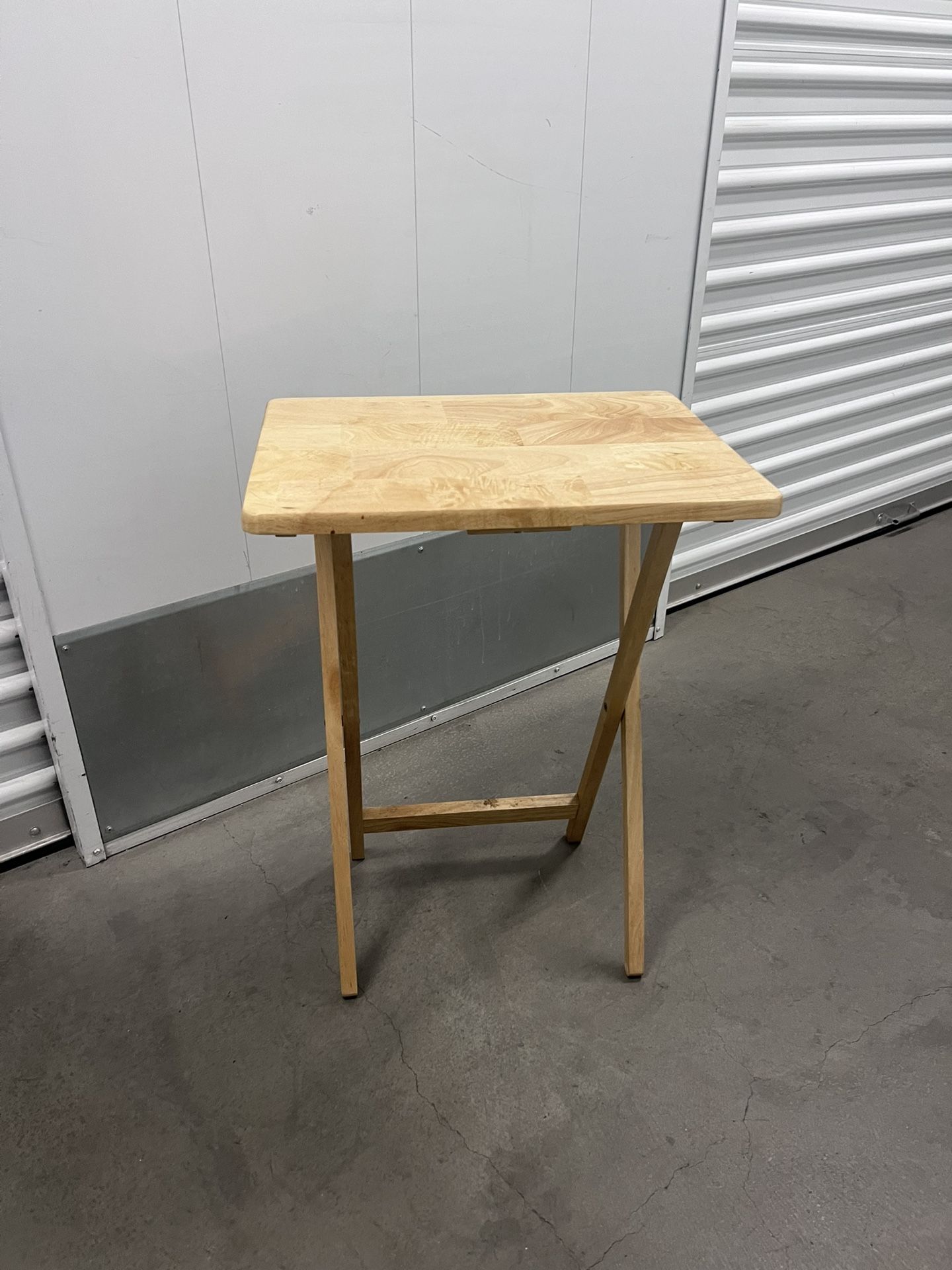 Wooden Folding Side/Breakfast Table