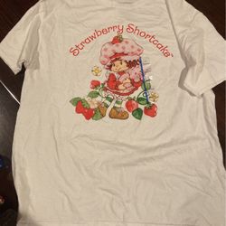 Strawberry Shortcake Tshirt Athletic Fit Size L Brand New