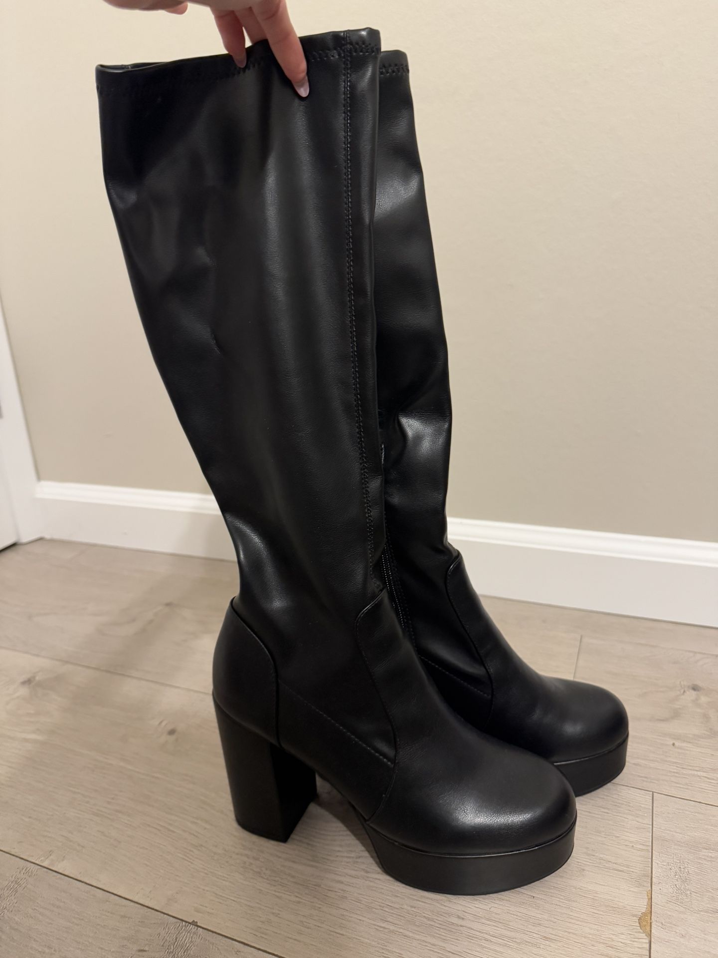 Knee High Platform Boots