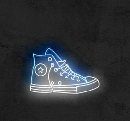 Neon LED Converse Light