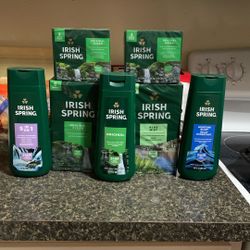 Irish Spring Bath & Shower Bundle-7 Items!($34.87+ Value)