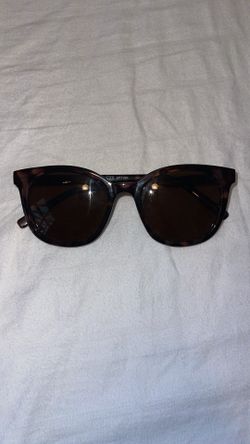 Women's Tortoise Shell Print Crystal Plastic Square Sunglasses