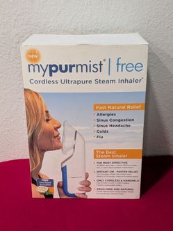 Mypurmist Free Cordless Ultrapure Steam Inhaler handheld