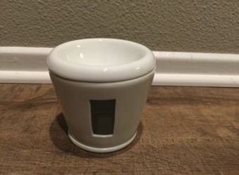 Crate & Barrel Porcelain Butter Warmer