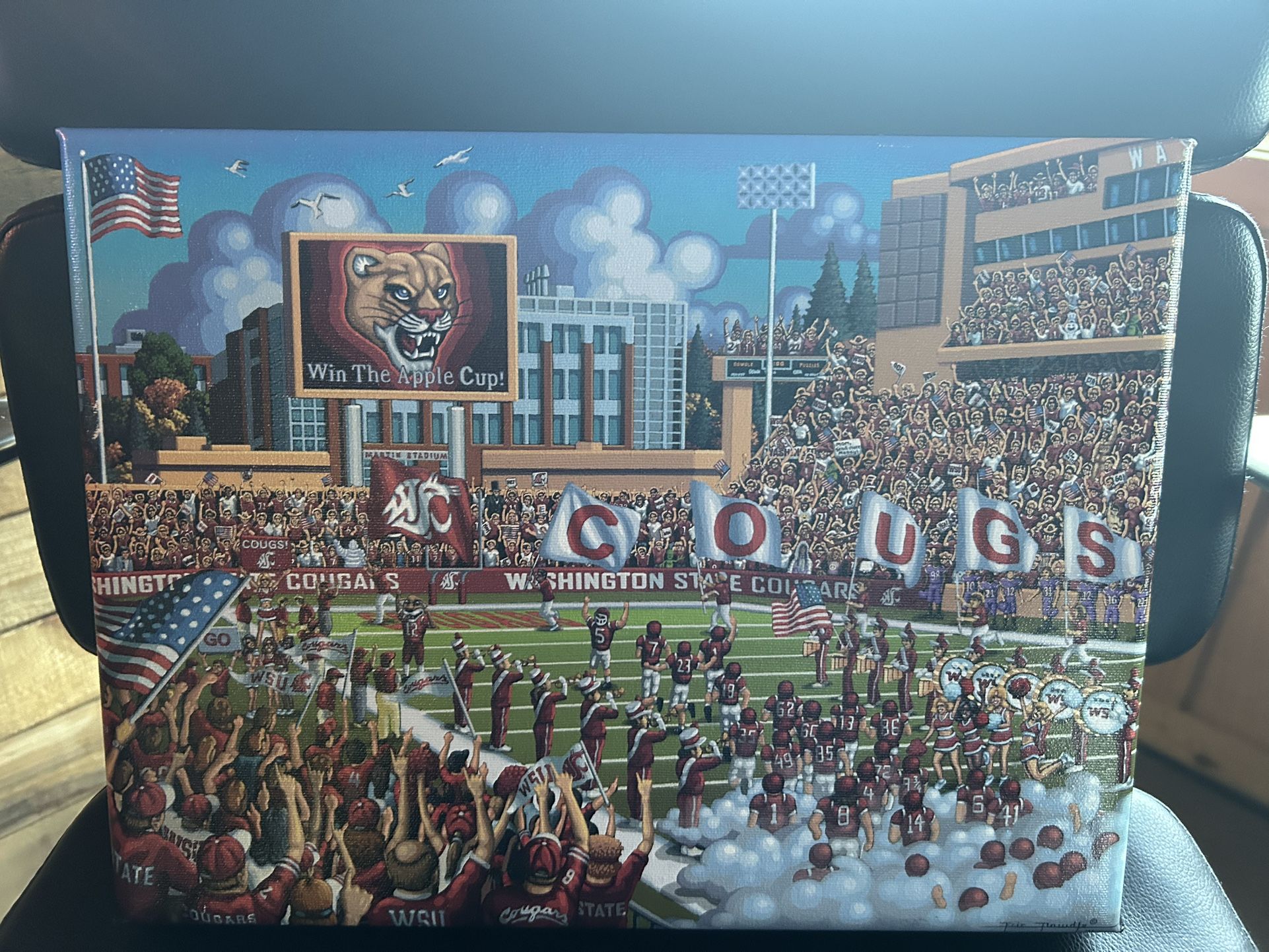 WSU Cougars Canvas Art