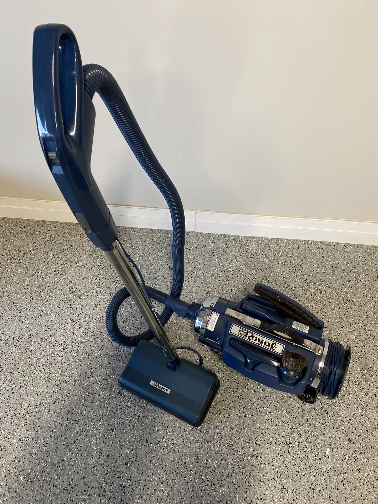 Royal Blue Canister Vacuum Cleaner