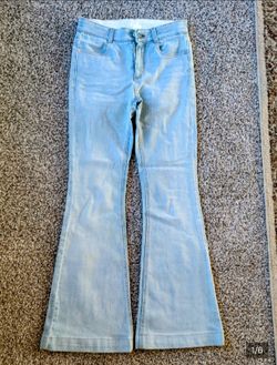Stella McCartney Light Denim Designer Stretch Jeans us 0