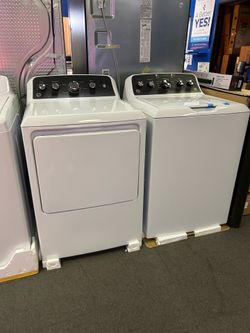 Brand New GE Top Load Washer and Gas Dryer!