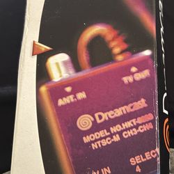 Sega Dreamcast RF Adapter NEW IN BOX