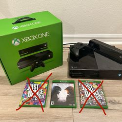 Microsoft Xbox One (Black) 500GB With Games