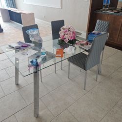 Dining Table With 6 Chairs 