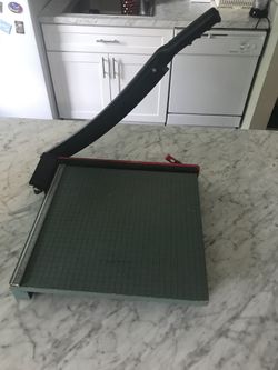 Paper cut machine.