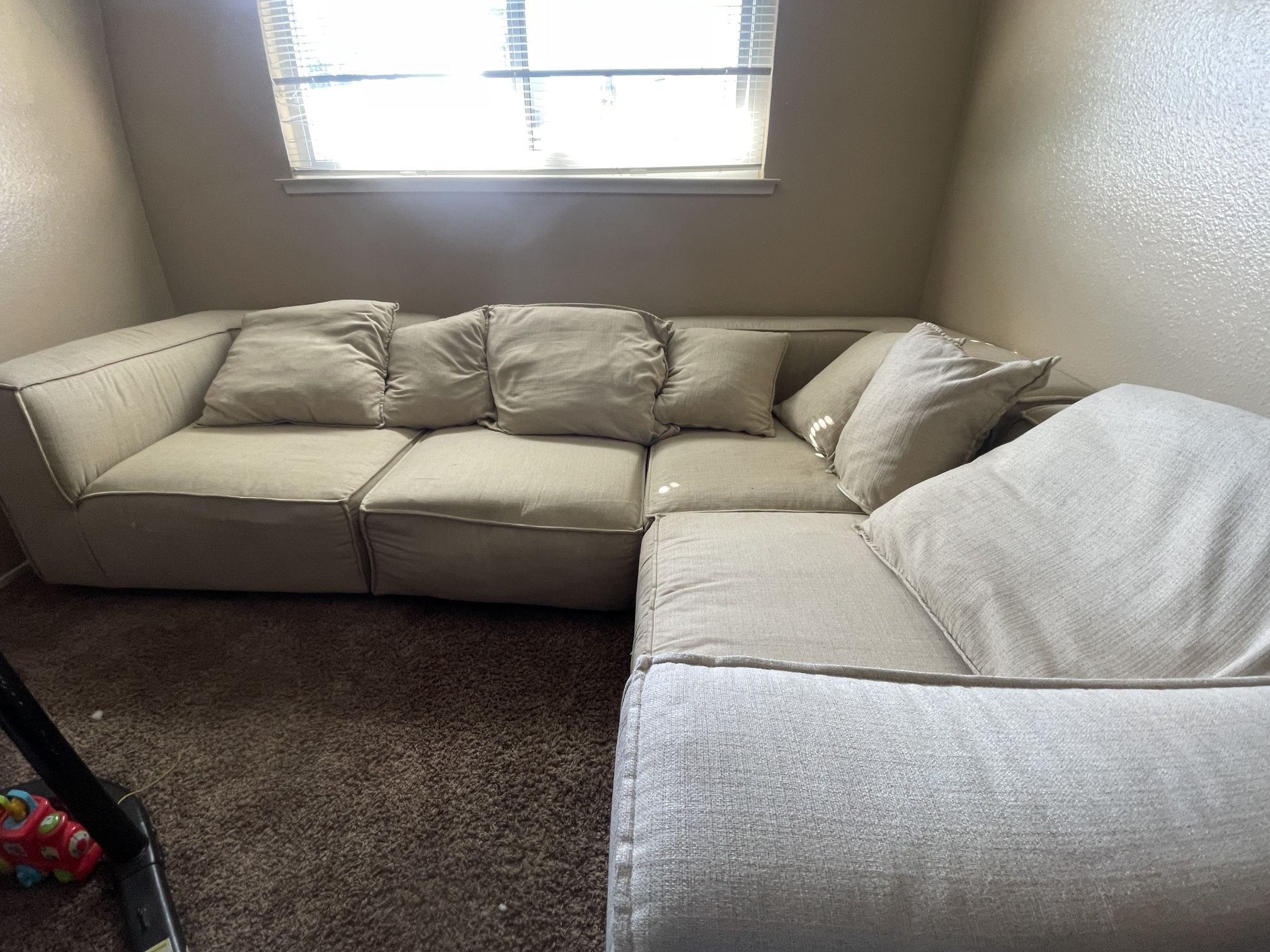 Sectional couch set (comes as individual pieces)