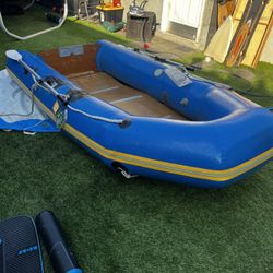 10 Ft Inflatable Boat Achilles Brand  And 6hp Mercury 4 Stroke 