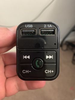 Wireless Bluetooth Car kit handsfree talk MP3 player fm transmitter dual car charger