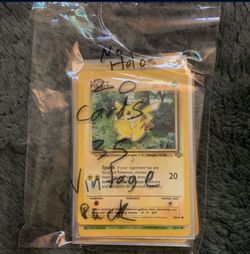 Vintage Pokemon Cards 