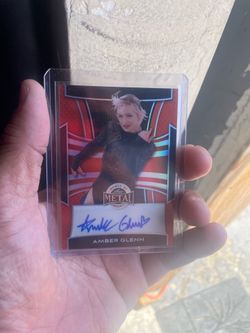 Ice Skater Auto Card
