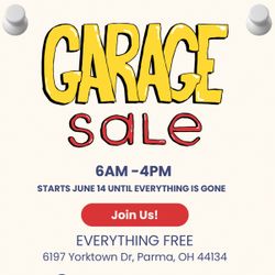 EVERYTHING FREE YARD SALE GARAGE SALE FREE