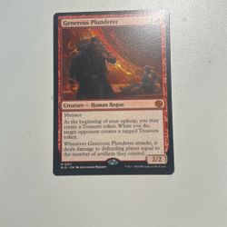 Magic The Gathering Generous Plunderer