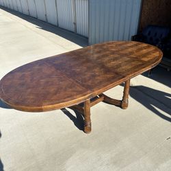 Vintage 2 Leaf Wooden Table 