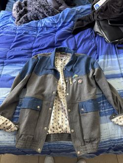 Marty Mycfly Denim Jacket Authentic From The Movie