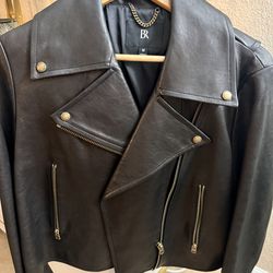 Banana Republic Genuine Lamb Leather Moto Jacket – Size M