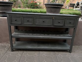 wooden wine cabinet