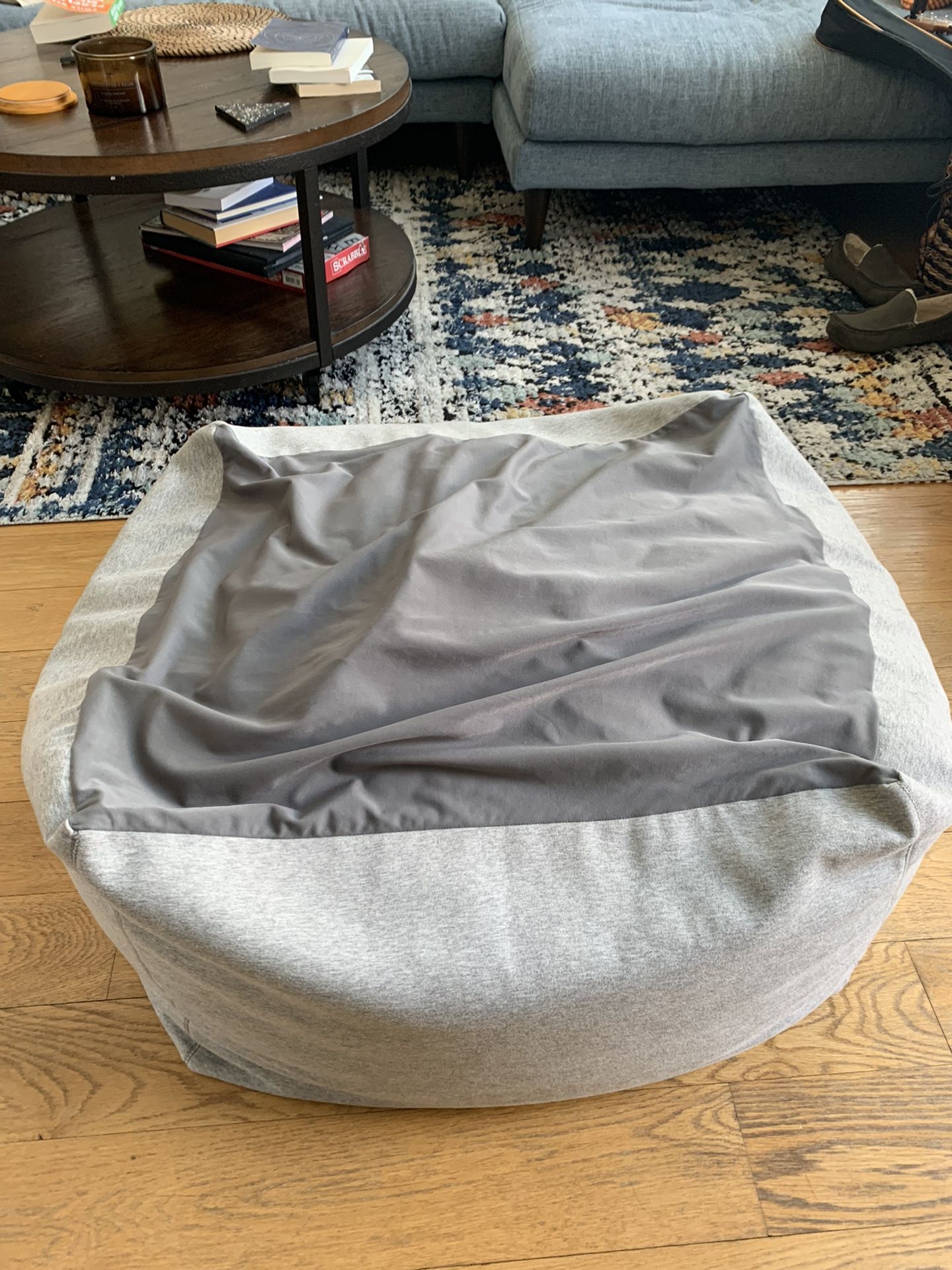 2 Brand New Unused faux leather Moroccan poufs with Bean Bag Fill for Sale  in New York, NY - OfferUp