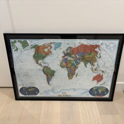 Framed World Map