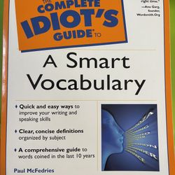 Idiot’s Complete Guide To A Smart Vocabulary Paperback