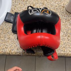 Rival Headgear Red Face Protecter 