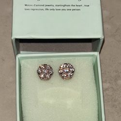 925 Sterling Silver Moissanite Diamond Passes Diamond Tester 